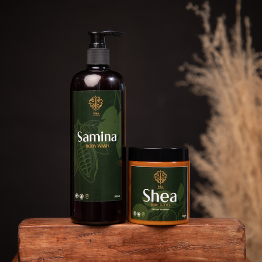Body wash and Shea butter